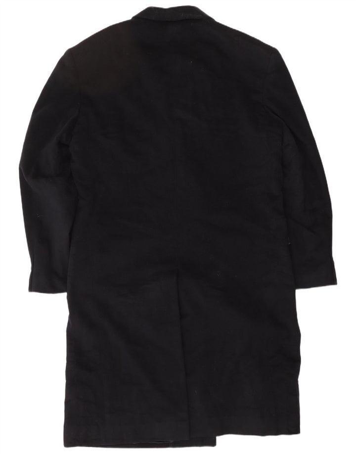 LUCA D'ALTIERI Dobbeltradet herrefrakke IT 48 Mellem marineblå Klassisk