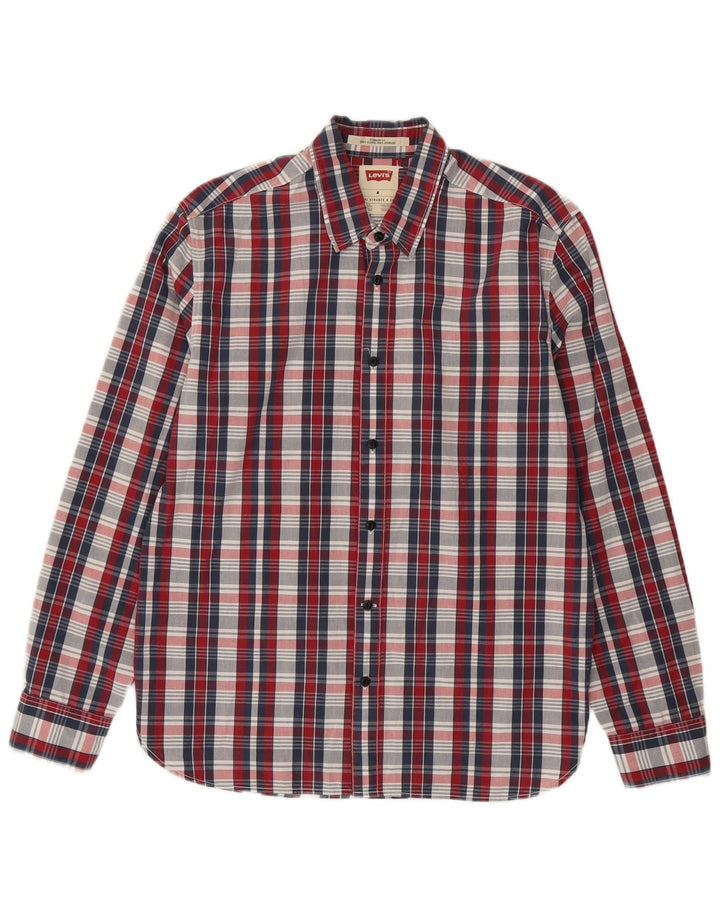 Levi's Herre Standard Fit skjorte Medium Flerfarvet ternet bomuld