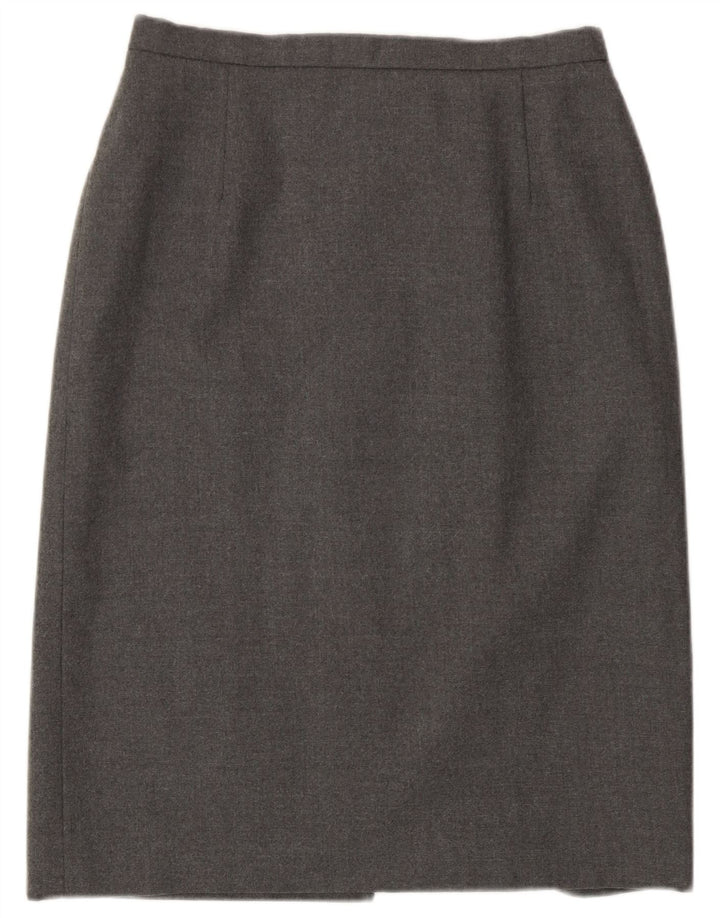 Eastex Pencil Nederdel til kvinder UK 12 Medium W30 Grå Uld