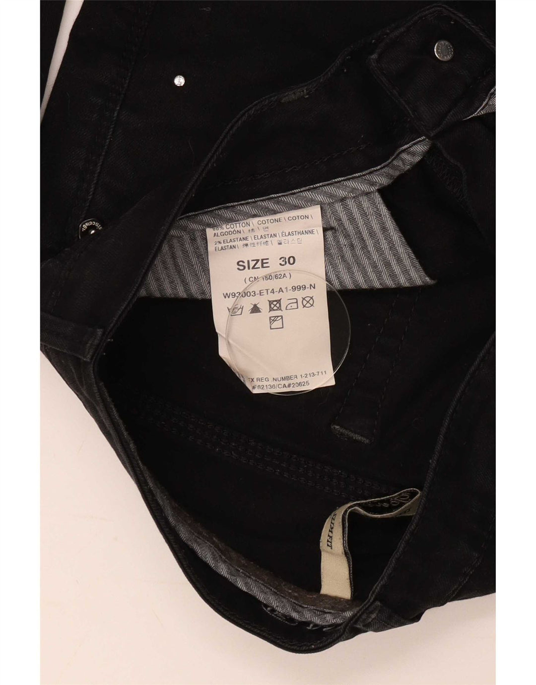 Guess Slim Jeans til kvinder W30 L29 sort bomuld