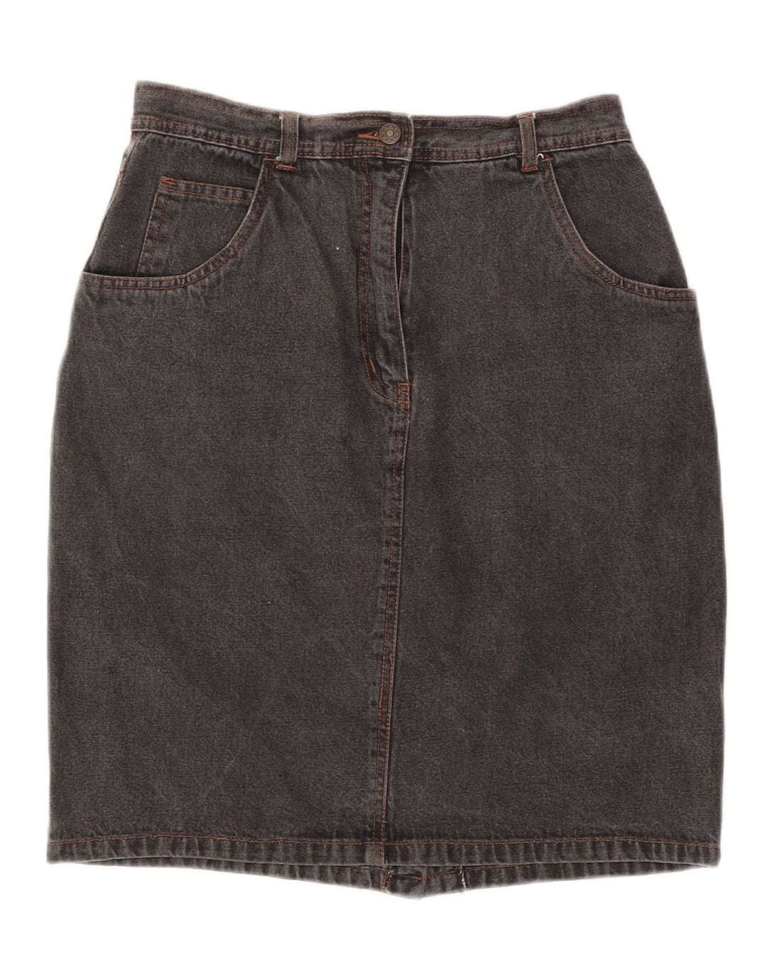 JOHN F GEE Dame denimnederdel EU 40 Medium W28 Grå Bomuld