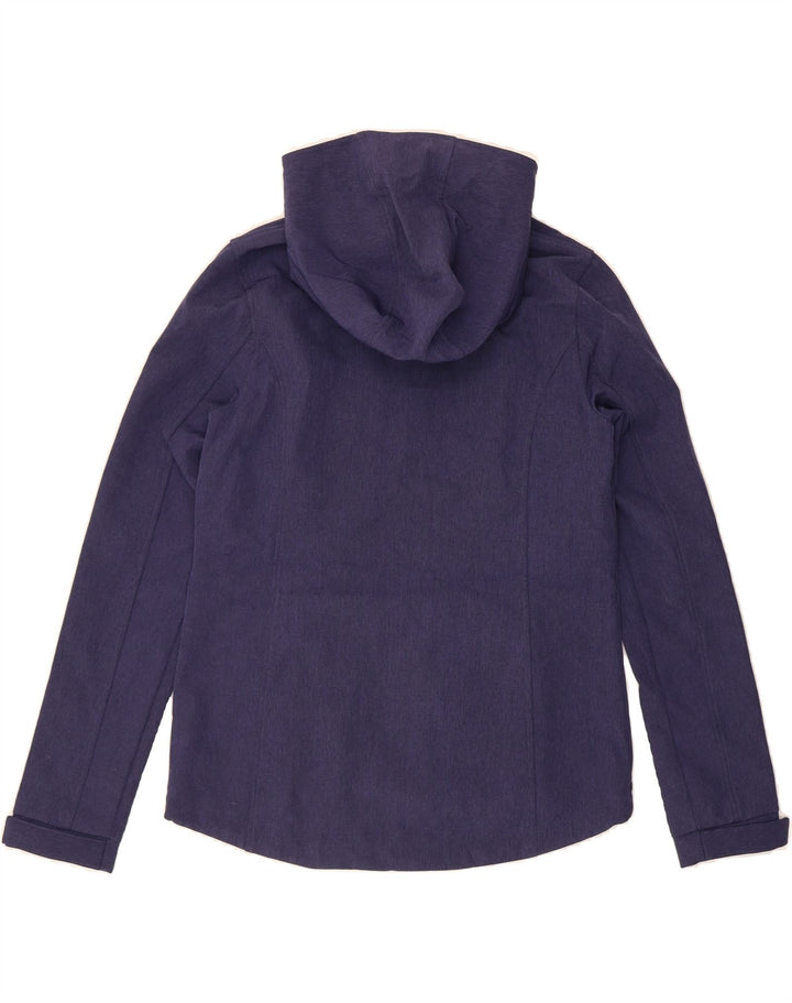 MOUNTAIN WAREHOUSE Womens Hooded Rain Jacket UK 8 Small Navy Blue Vintage Mountain Warehouse and Second-Hand Mountain Warehouse from Messina Hembry 