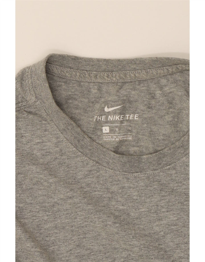 NIKE Mens T-Shirt Top Large Grey Cotton Vintage Nike and Second-Hand Nike from Messina Hembry 