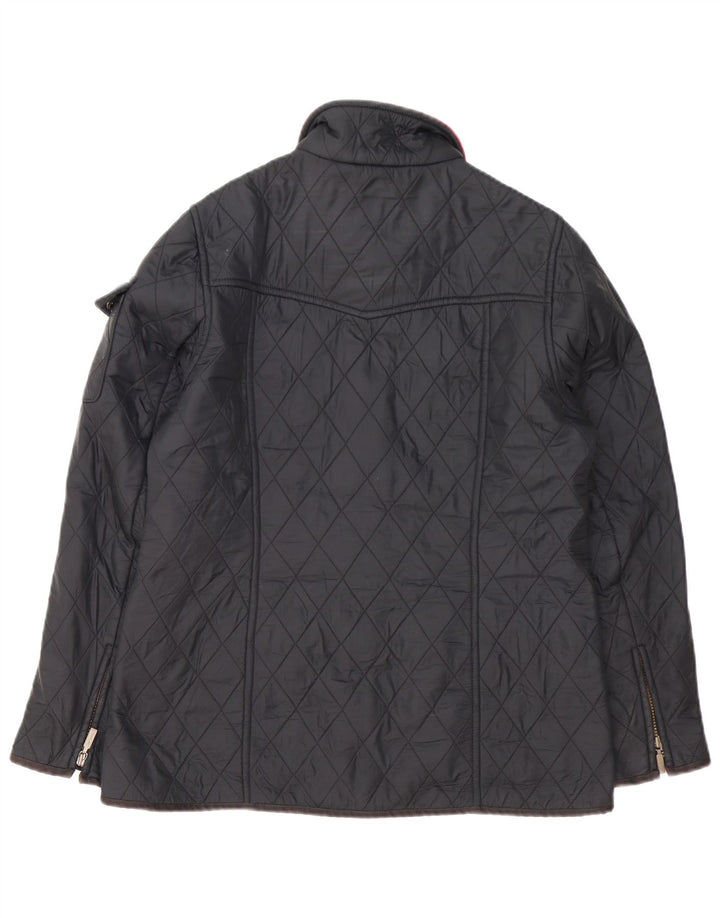 Barbour Quiltet jakke til kvinder UK 14 Large Sort