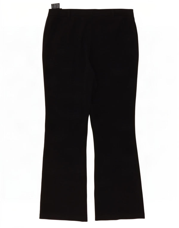 Marks & Spencer Dame Bootcut Casual Bukser UK 14 Large W34 L29 Black