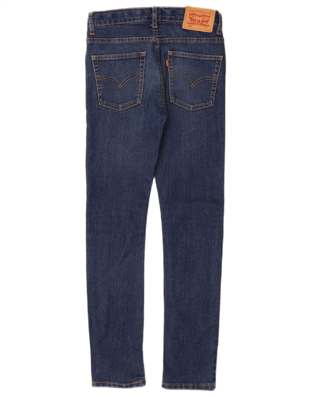LEVI'S Boys 510 Skinny Jeans 11-12 år W24 L28 Blå