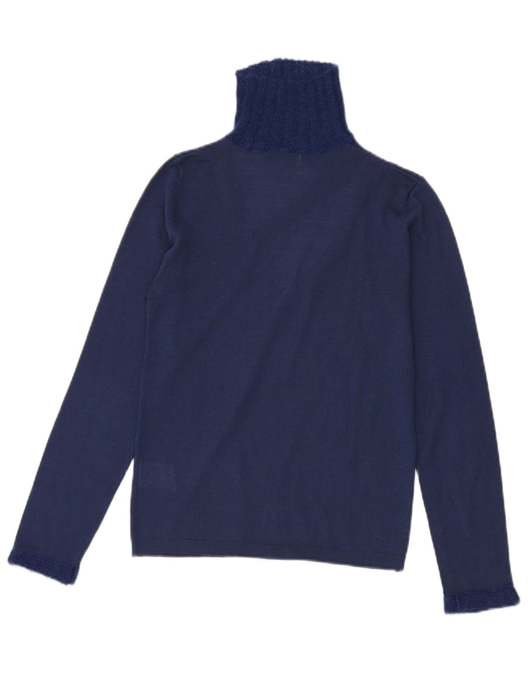 Guess Dame marciano Turtle Neck Jumper Sweater US 3 Small Navy Blue Wool