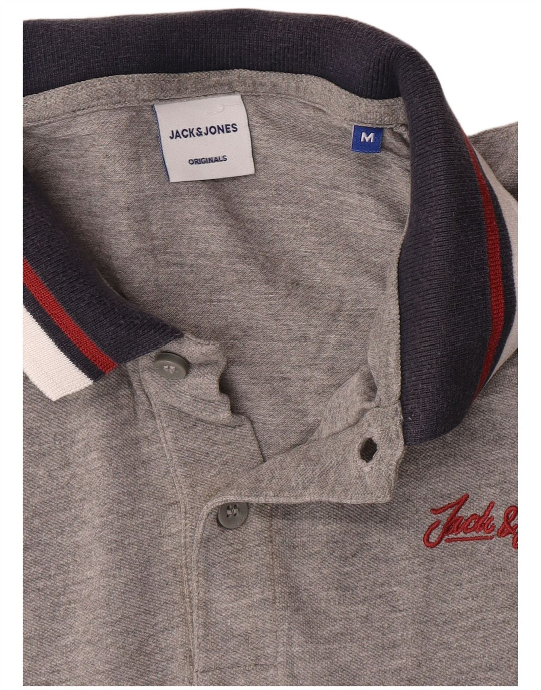 Jack & Jones herre poloshirt mellemgrå