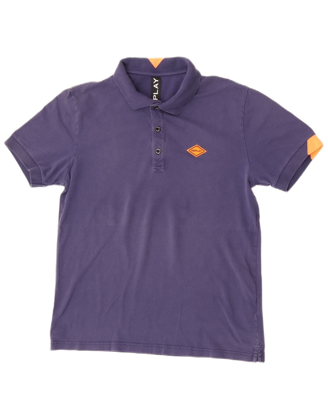 Replay Herre poloshirt Stor marineblå bomuld
