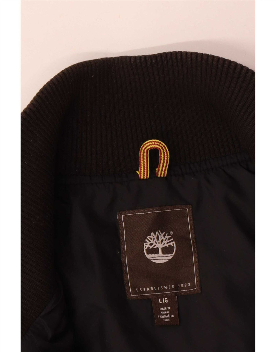 Timberland Polstret Herrejakke UK 40 Stor Sort Nylon