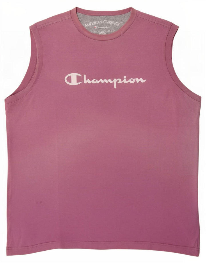 Champion Herre Grafisk Vest Top 2XL Pink