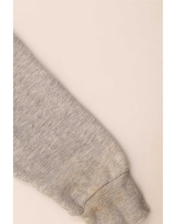 Marks & Spencer Womens Sweatshirt Jumper UK 10 Small Grey Cotton