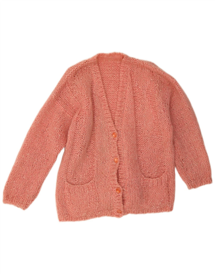 Vintage dame cardigan sweater XL Pink