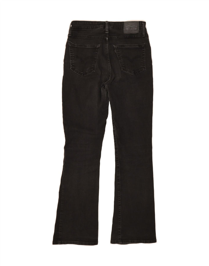 LEVI'S Womens 725 High Rise Bootcut Jeans W28 L30 Black Cotton Vintage Levi's and Second-Hand Levi's from Messina Hembry 