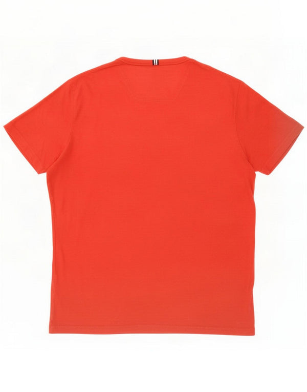 Joules Mens T-Shirt Top Large Red Cotton