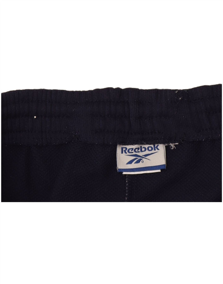 Reebok Herre grafisk træningsdragt Bukser Large Navy Blue Polyester