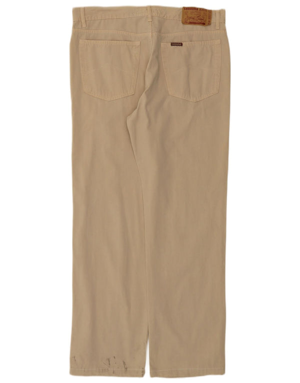 Carrera Straight Casual Bukser IT 52 XL W34 L30 Beige Bomuld