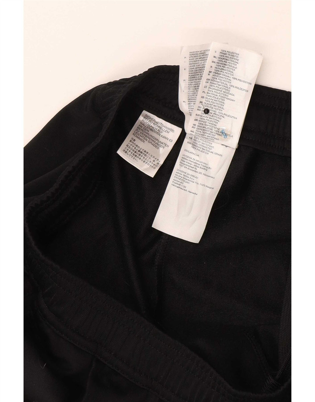 Adidas Træningsdragtsbukser til mænd Stor sort polyester