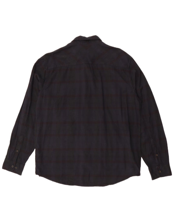 Timberland Herre Slim Fit skjorte 2XL marineblå stribet bomuld