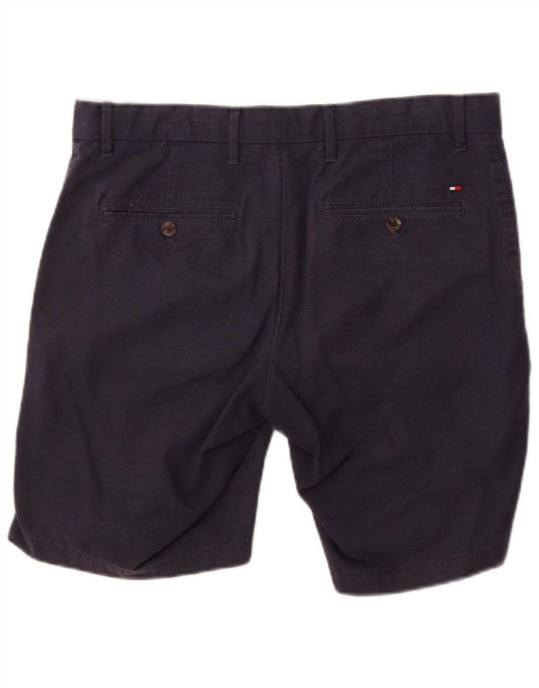 Tommy Hilfiger Herre Chino Shorts W34 Large Navy Blue Bomuld