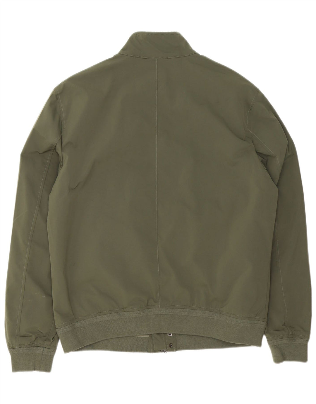 Marks & Spencer Herre Bomber Jacket UK 38 Medium Khaki Polyester