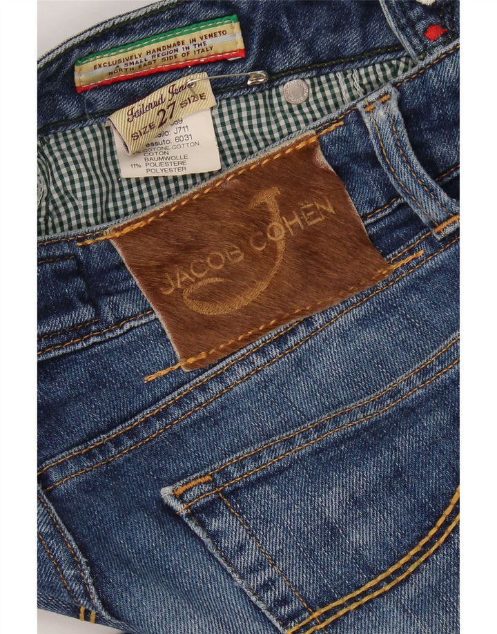 Jacob Cohen Dame Slim Jeans W27 L34 Blå Bomuld