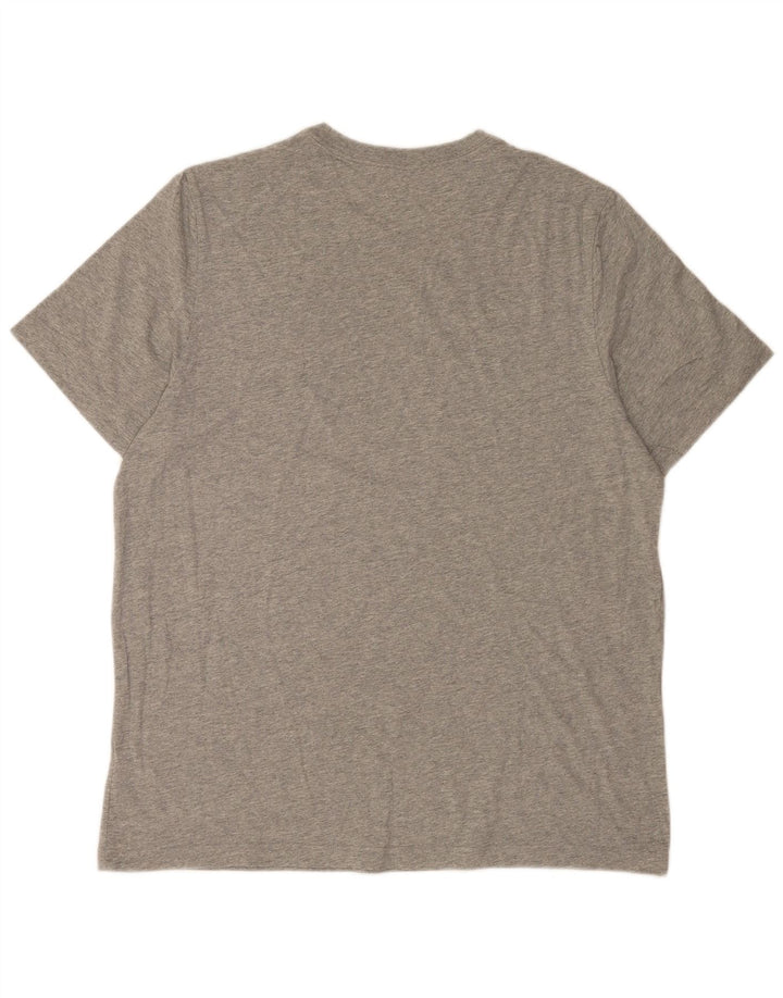 Nike T-shirt top til mænd XL Grå flækket bomuld