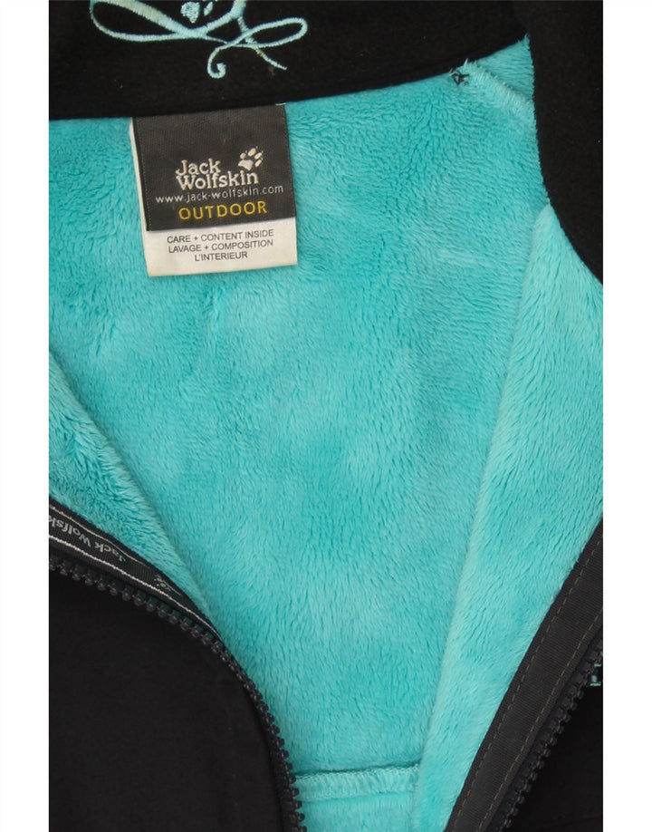 JACK WOLFSKIN Womens Bomber Jacket UK 12/14 Medium Grey Polyester Vintage Jack Wolfskin and Second-Hand Jack Wolfskin from Messina Hembry 