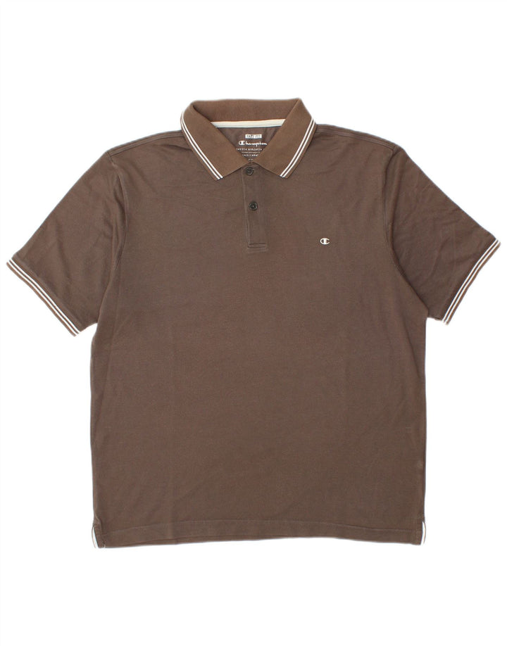 Champion Herre Easy Fit Polo Shirt Stor Brun