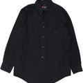 CHAPS Mens Big & Tall Shirt XL Navy Blue Cotton Vintage Chaps and Second-Hand Chaps from Messina Hembry 