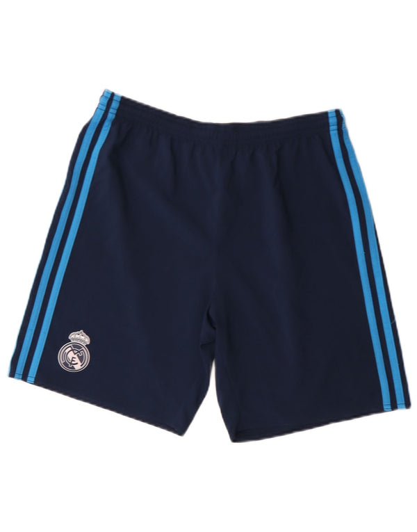 Adidas Boys Real Madrid Sportsshorts 13-14 år Marineblå polyester