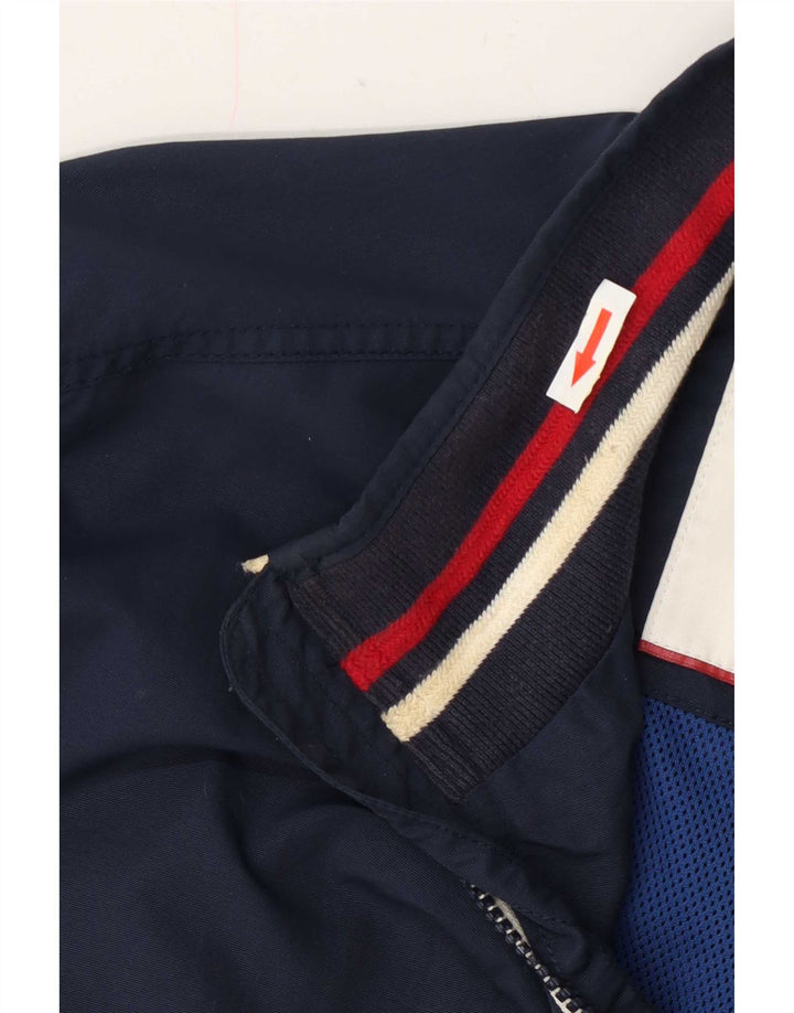 Tommy Hilfiger Bomberjakke til mænd UK 38 Mellem marineblå stribet polyamid