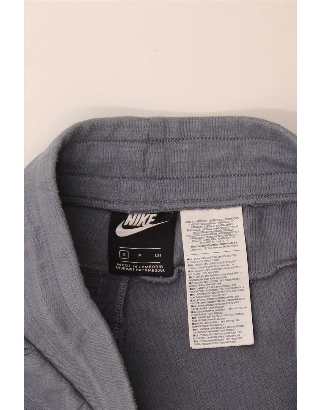 Nike Sportsshorts til mænd Små marineblå flækket bomuld