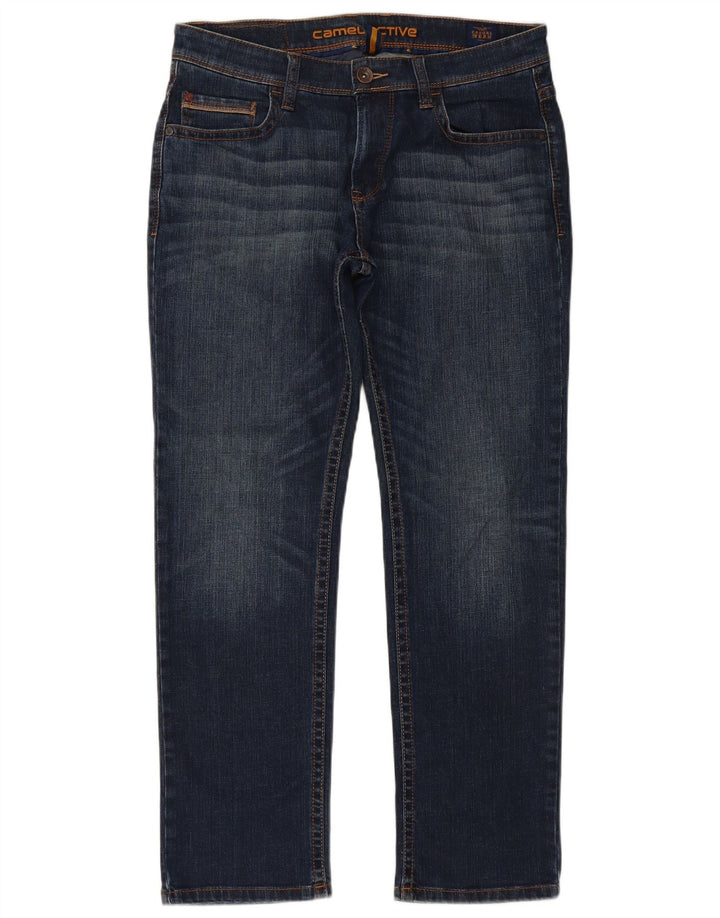 Camel Active Herre Hudson Straight Jeans W34 L30 Marineblå Bomuld