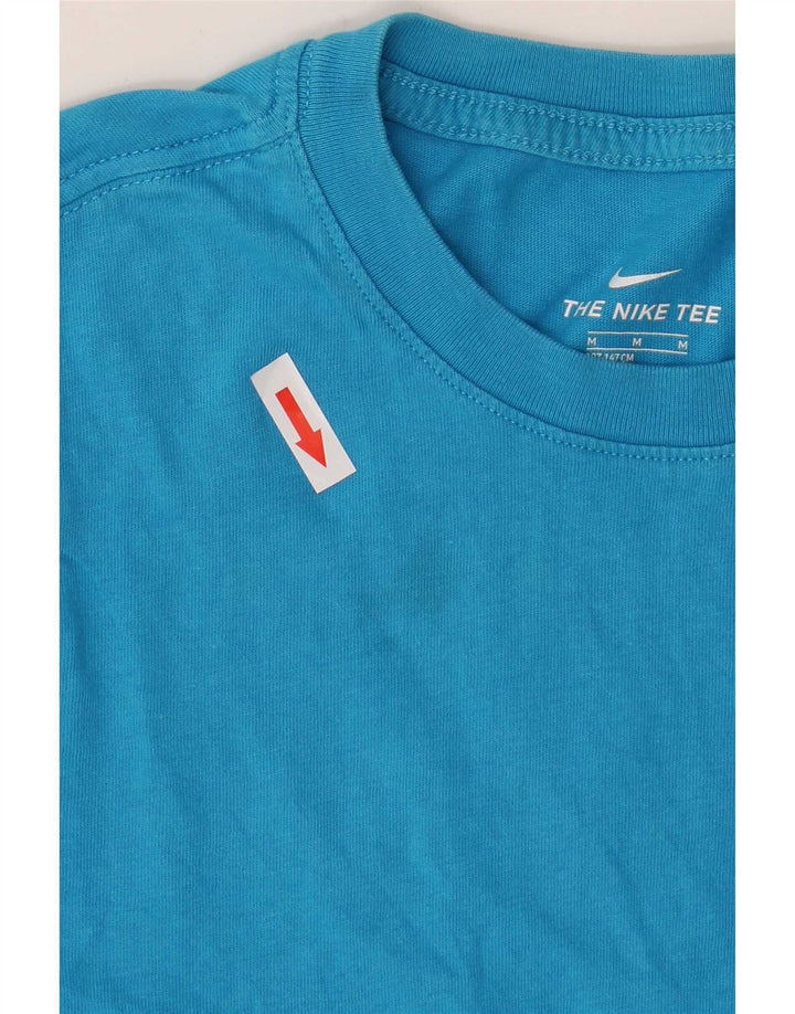 Nike Boys T-Shirt Top 10-11 år Medium Blue Bomuld