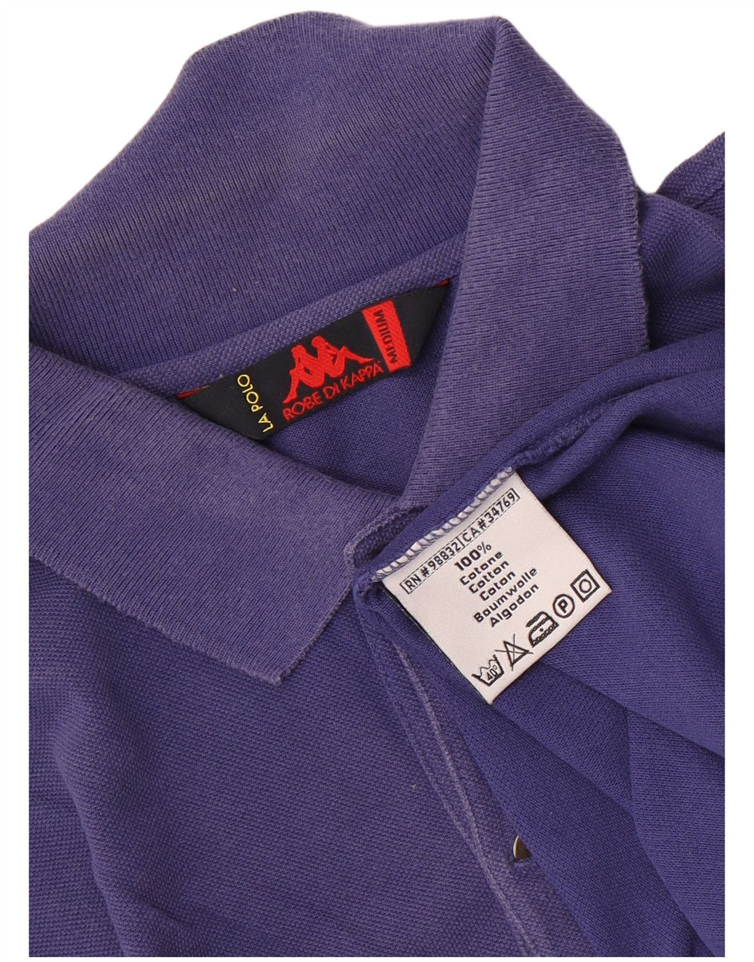 Kappa herre poloshirt Medium lilla bomuld