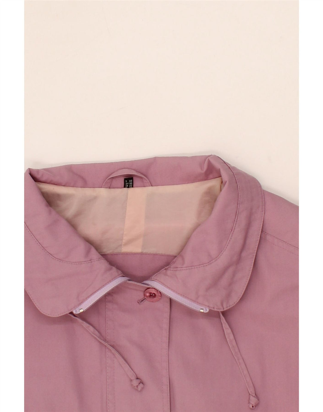 VINTAGE Womens Raincoat UK 22 3XL Purple Polyester Vintage Vintage and Second-Hand Vintage from Messina Hembry 