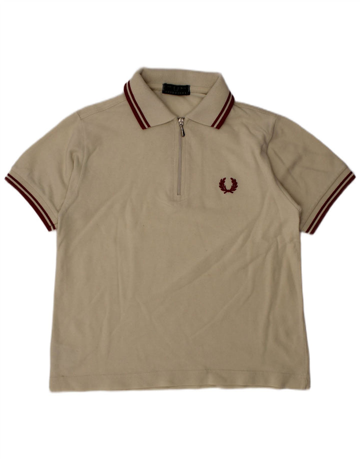Fred Perry drenge poloskjorte 5-6 år gul bomuld
