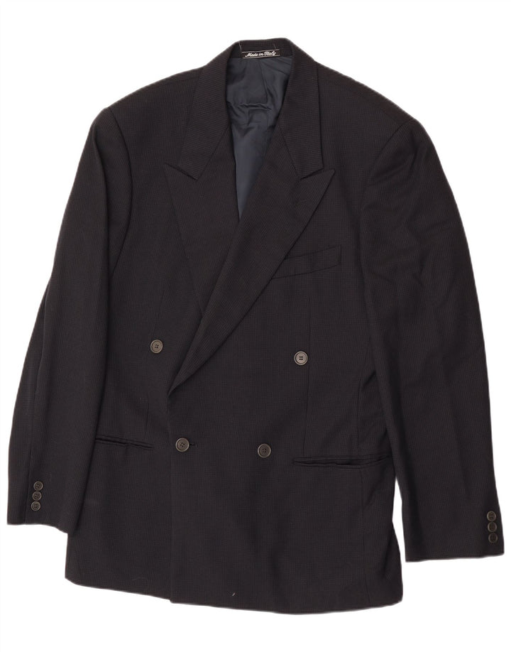 Giorgio Armani Herre Blazer Jakke IT 46 Lille Navy Blue Classic