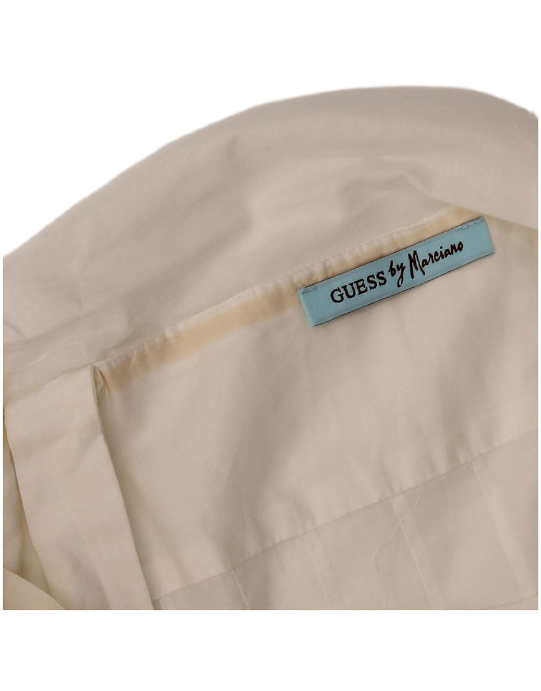 GUESS BY MARCIANO Dame Crop Ærmeløs bluse Top UK 8 Small White