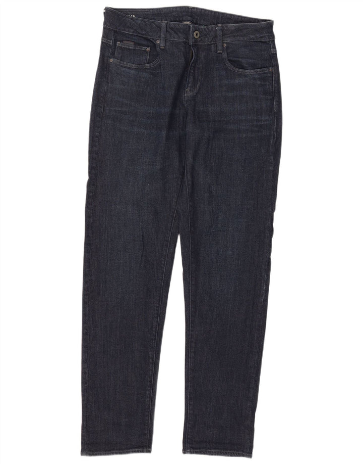 G-Star Dame Slim Jeans W28 L31 Marineblå Bomuld