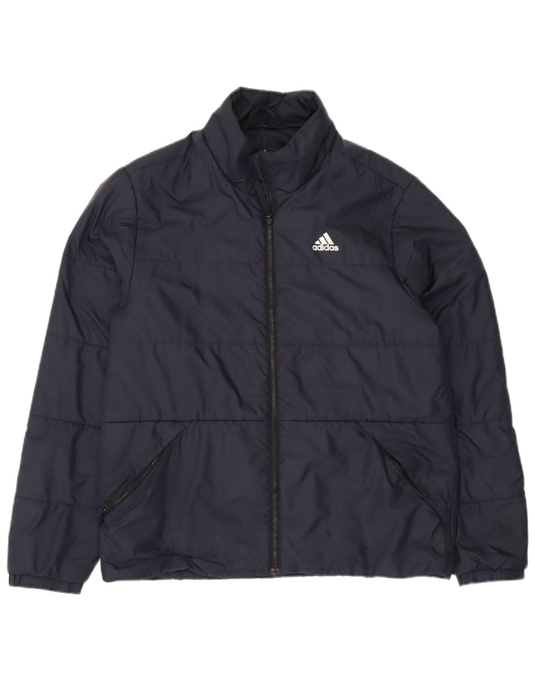 Adidas Polstret Herrejakke UK 38 Medium Navy Blue Polyester