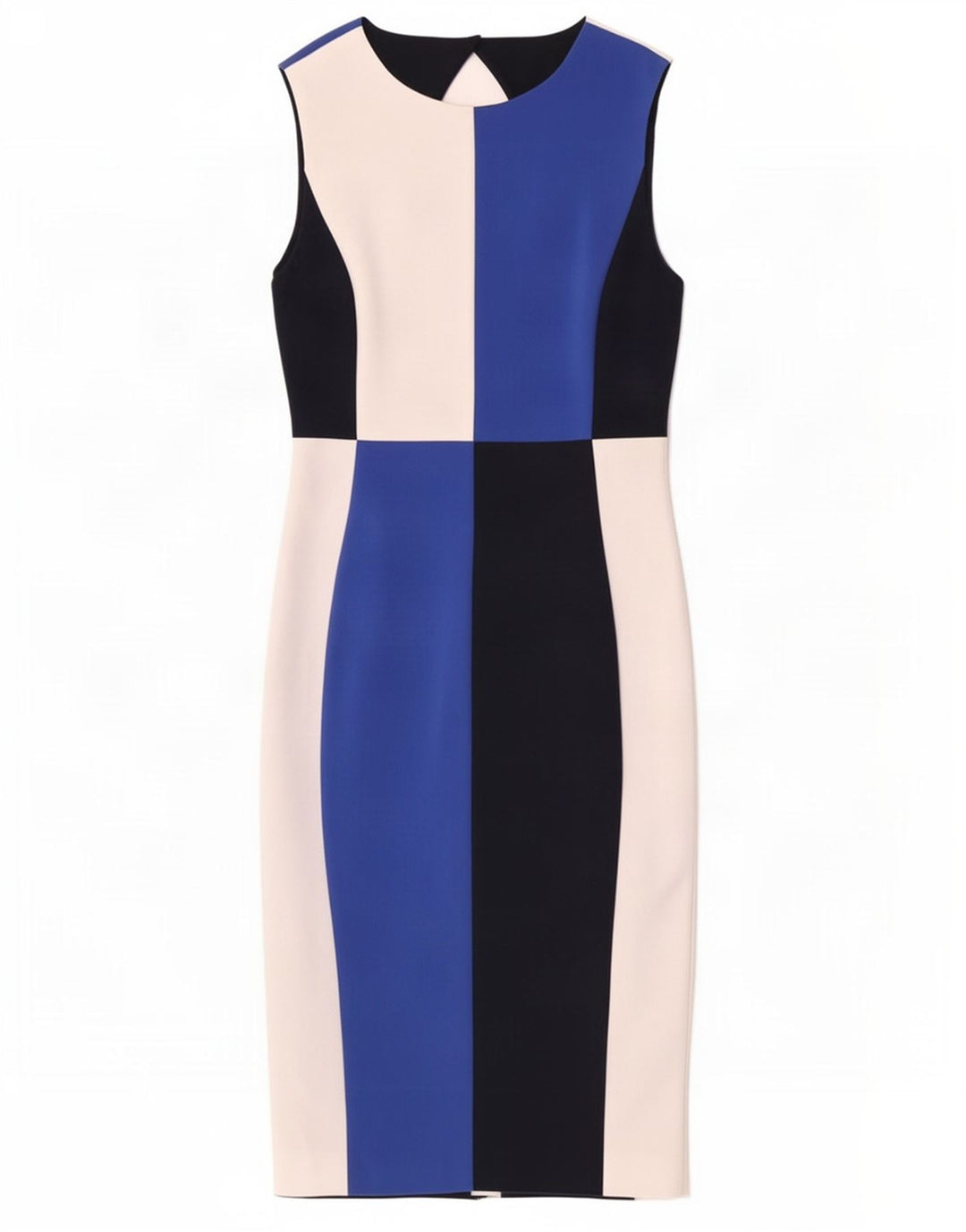 Marks & Spencer Womens Sheath Dress UK 8 Small Multicolor Colourblock