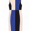 Marks & Spencer Womens Sheath Dress UK 8 Small Multicolor Colourblock