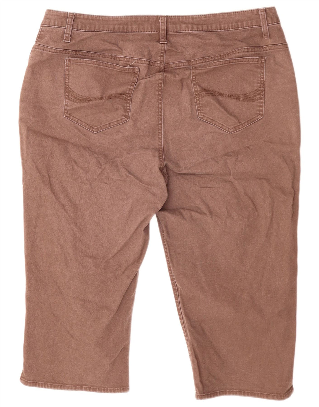 LEE Womens Riders Bermuda Shorts US 18 XL W40 Brun Bomuld