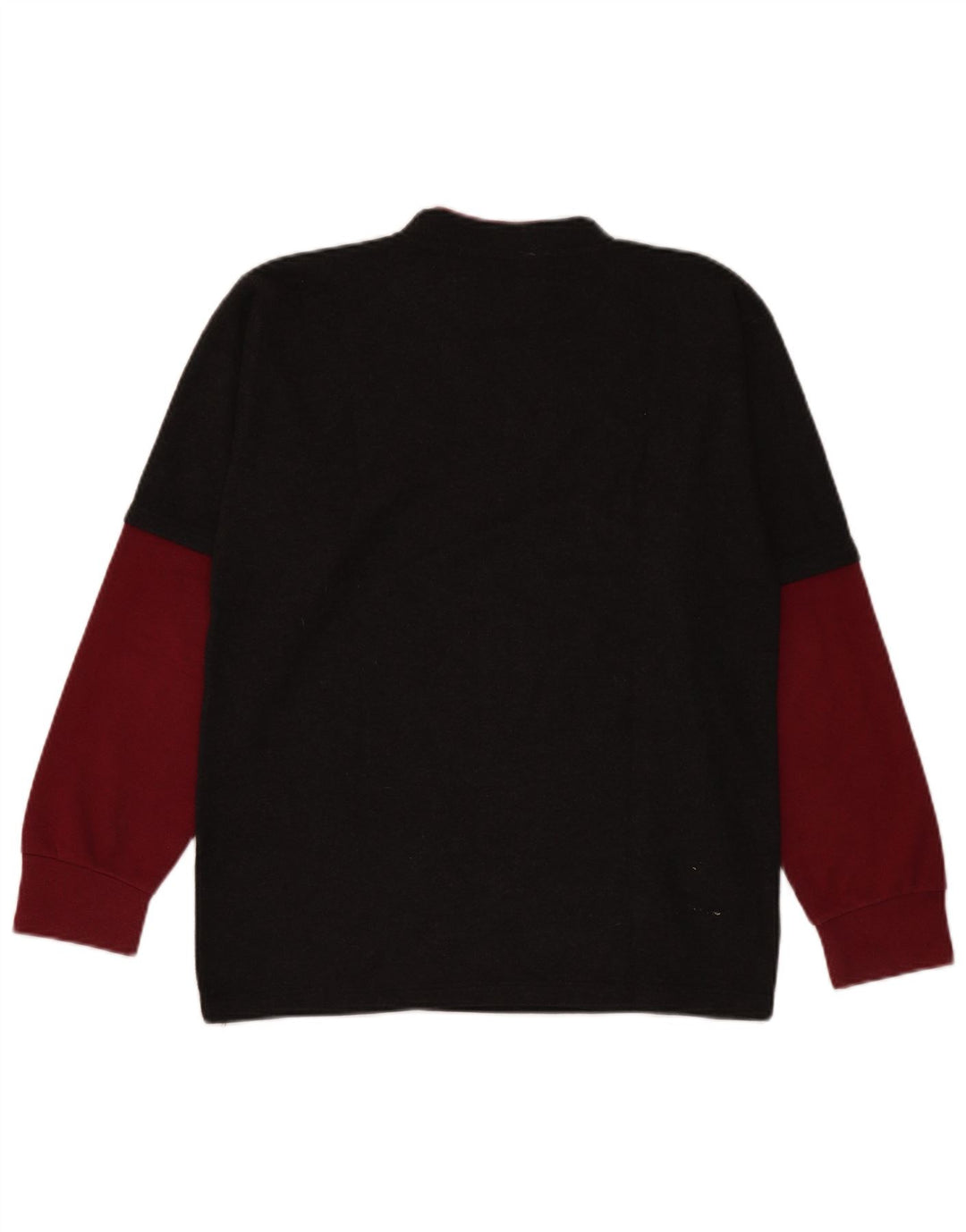 Richmond Herre grafisk rund hals sweater mellem sort farveblok