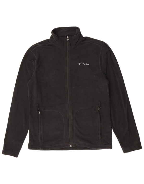 Columbia Herre Fleecejakke UK 38 Medium Sort Polyester