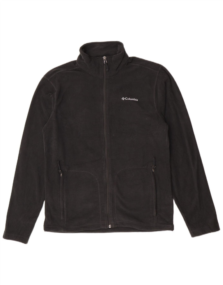 Columbia Herre Fleecejakke UK 38 Medium Sort Polyester