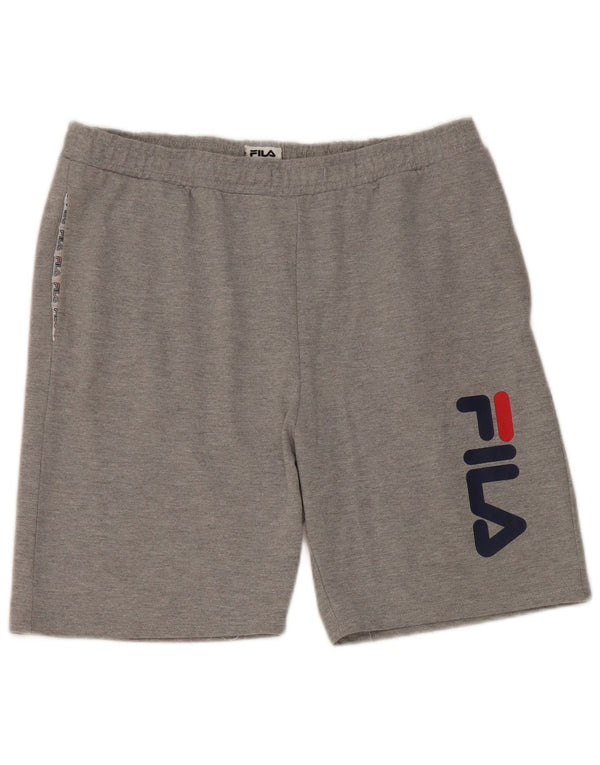 Fila Herre grafiske sportsshorts store grå bomuld