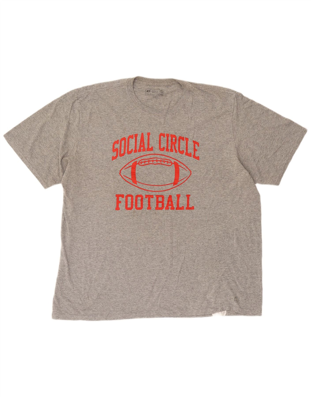 Russell Athletic Herre Grafisk T-Shirt Top 2XL Grå